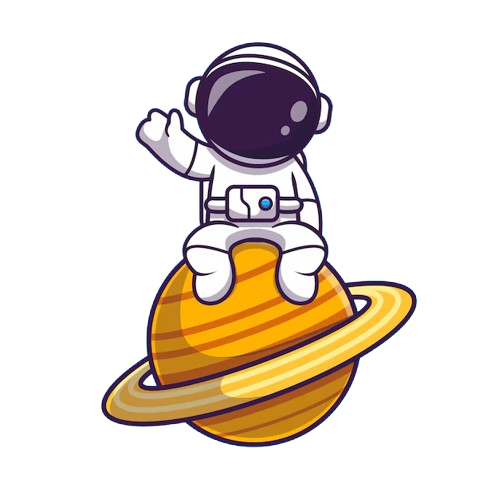 Astronaut in the air